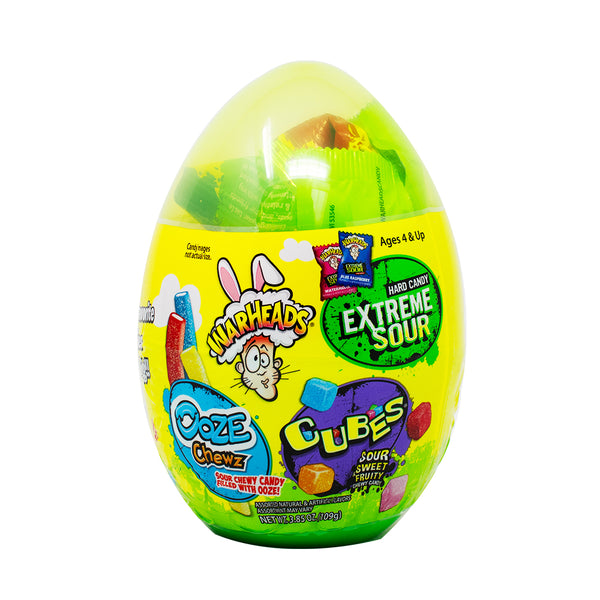 Warheads Easter Sour Scrambler Egg 3.75oz - 12 Pack