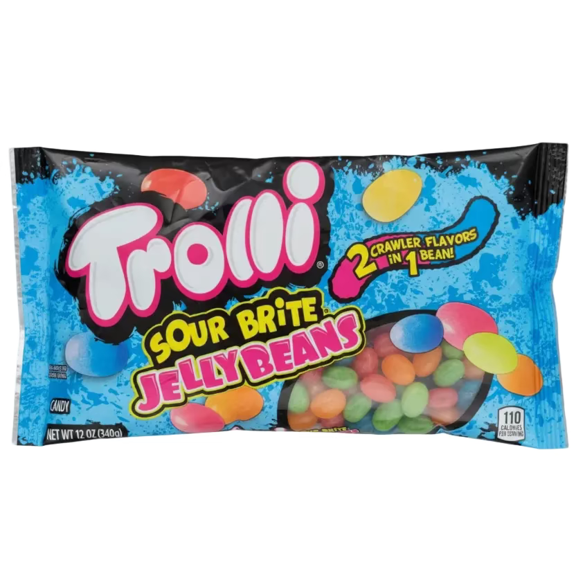 Trolli Sour Brite Jelly Beans 12oz - 24 Pack