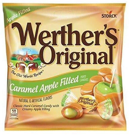 Werther's Original Caramel Apple Filled Hard Candy 2.65oz - 12 Pack