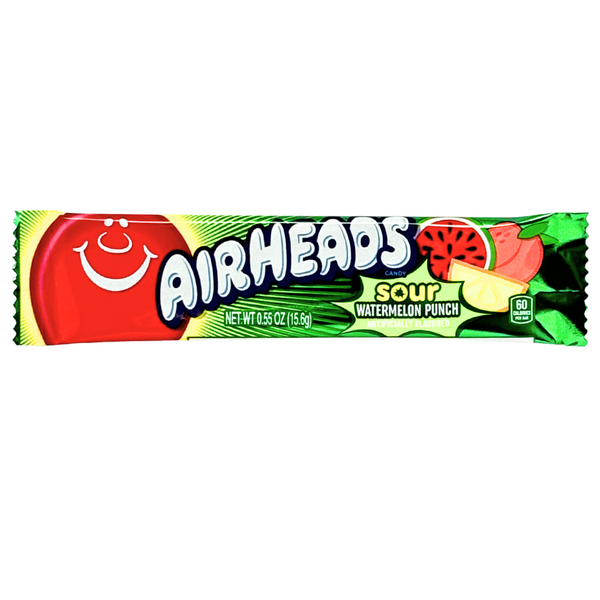 Airheads Sour Watermelon Punch - 0.55oz - 36 Pack