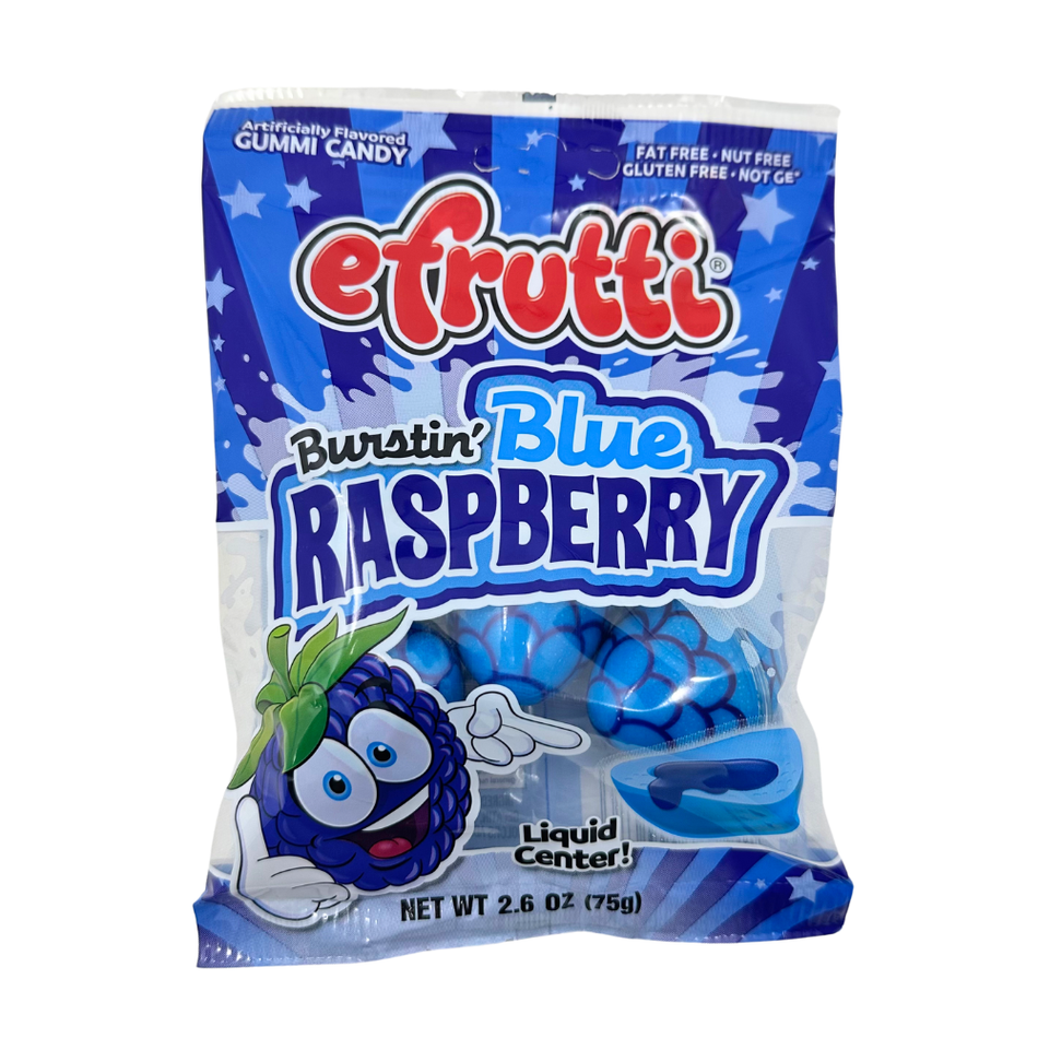 efrutti Burstin' Blue Raspberry - 2.6oz