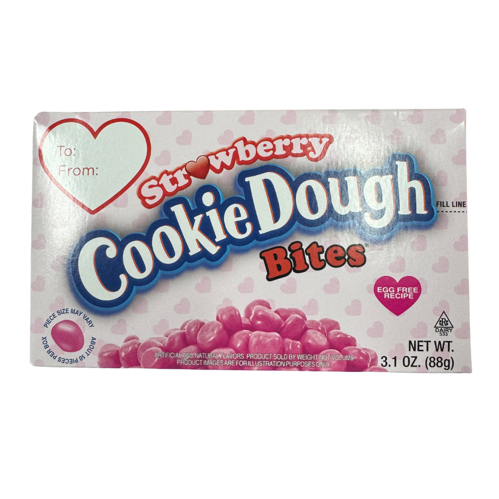 Strawberry Valentine Cookie Dough Bites - 3.1oz