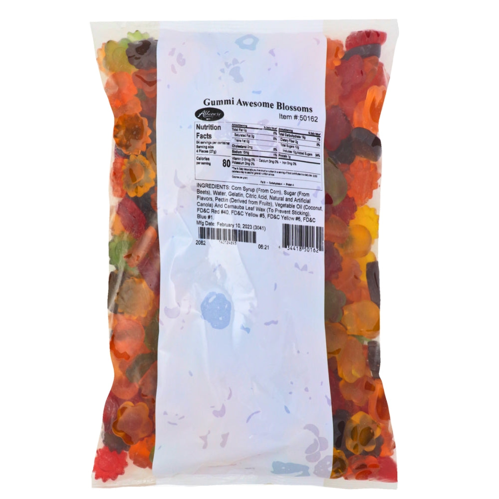Albanese Gummi Awesome Blossoms Gummy Candy Nutrition Facts - Ingredients