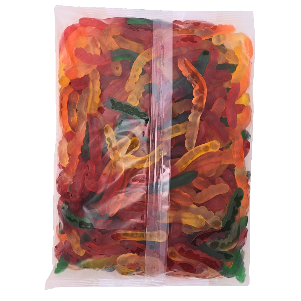 Albanese Large Assorted Fruit Gummi Worms - 1 Bag