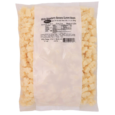 Albanese White Strawberry-Banana Gummi Bears - 1 Bag