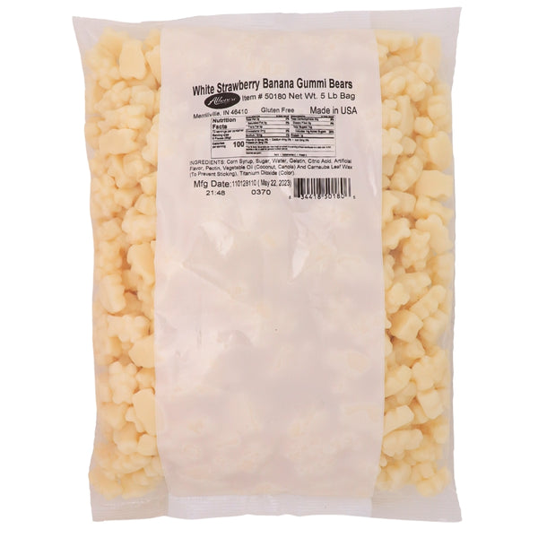 Albanese White Strawberry-Banana Gummi Bears - 1 Bag