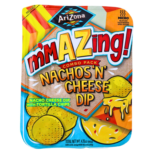 Arizona Combo Tray Nachos 'n' Cheese Dip 4.75oz - 12 Pack