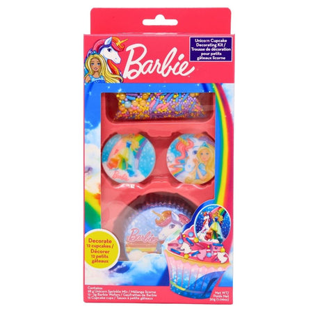 Barbie Cupcake Deco Kit - 12 Pack