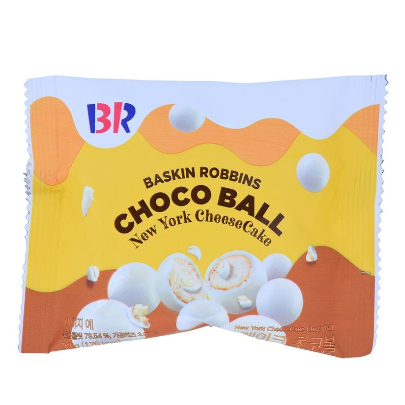 Baskin Robbin New York Cheese Cake Choco Balls (Korea) 32g - 18 Pack