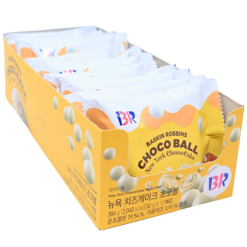 Baskin Robbin New York Cheese Cake Choco Balls (Korea) 32g - 18 Pack