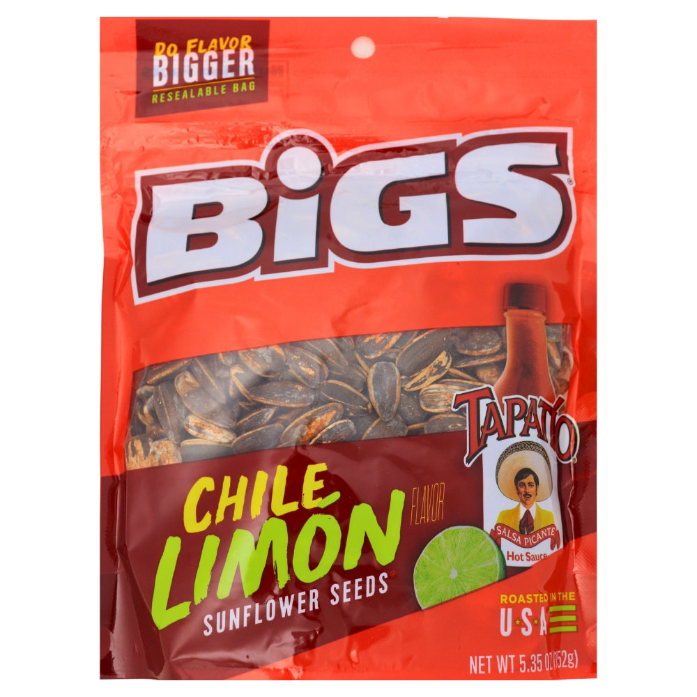 BIGS Chile Limon Sunflower Seeds 5.35oz - 12 Pack
