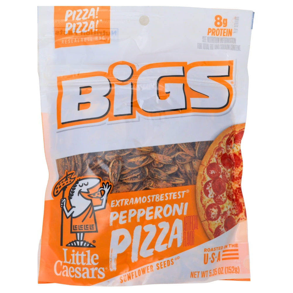 Bigs Sunflower Seeds Little Ceasars Pizza 5.35oz - 12 Pack