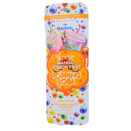 Boba Vida Mango Passionfruit 3oz - 10 Pack