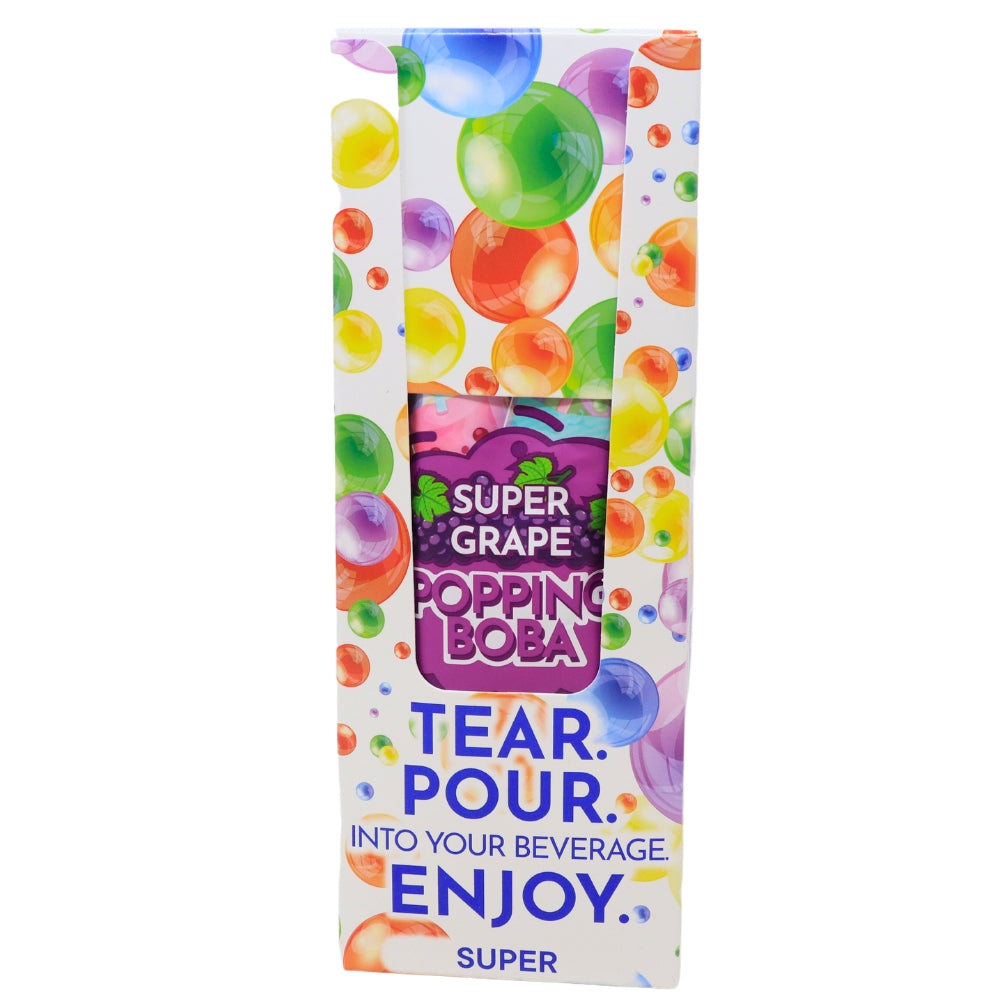 Boba Vida Super Grape 3oz - 10 Pack - Boba Vida - Popping Boba - Boba Drink - Grape Boba - Boba Beverage - Candy Store