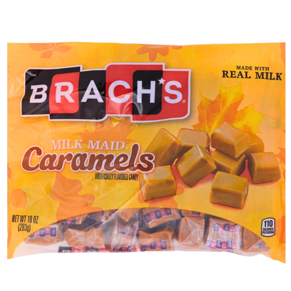 Brachs Milk Maid Caramels 10oz - 24 Pack - Brach's Candy - Candy Store - Caramel Candy - Brachs Caramel Candy