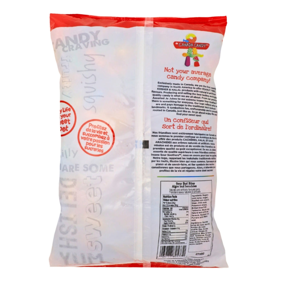 CCC Sour Bud Bites Gummy Candy 2.5kg - 1 Bag Nutrition Facts Ingredients