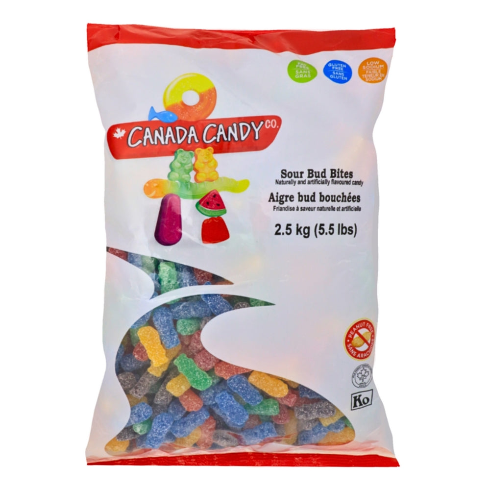 CCC Sour Bud Bites Gummy Candy 2.5kg - 1 Bag
