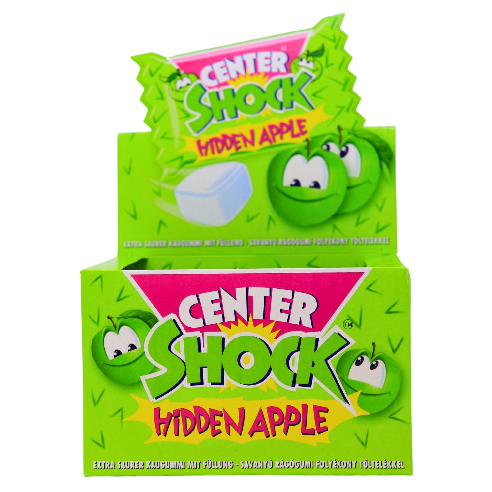 Center Shock Hidden Apple - 1 Pack - Sour Candy - Candy Store - Wholesale Candy - Chupa Chups Lollipops - Lollipop - German Candy