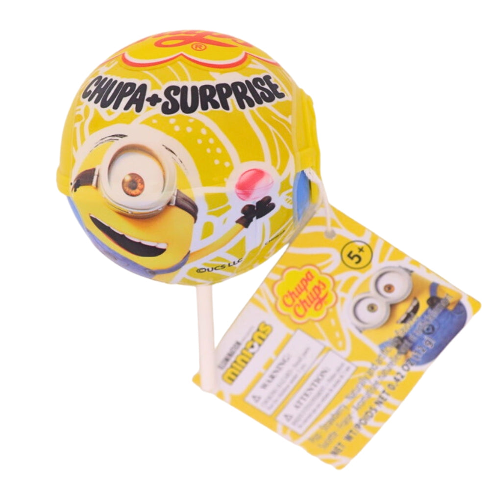 Chupa Chups + Surprise Minions - 16 Pack - Candy Store - Chupa Chups - Chups Chups Lollipops - Minions