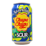 Chupa Chups Sparkling Sour Blueberry 345mL - 24 Pack