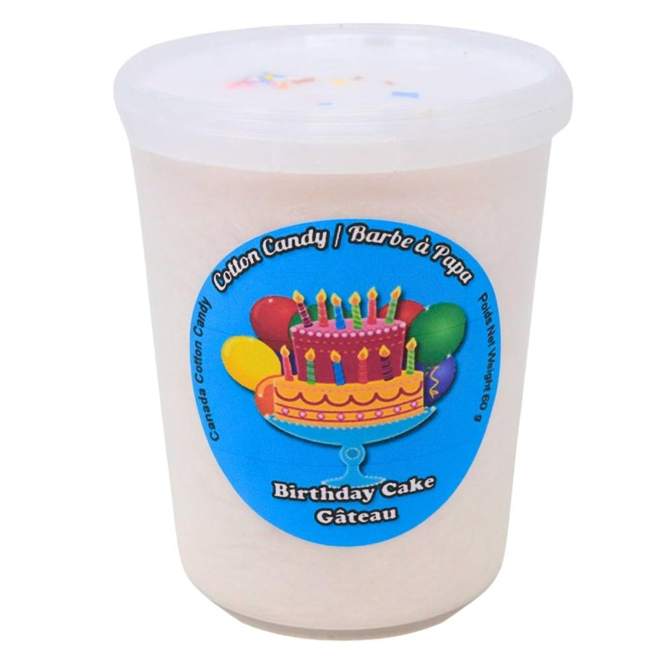 Cotton Candy Birthday Cake 60g - 10 Pack