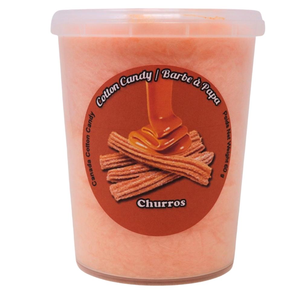 Cotton Candy Churro 60g - 10 Pack