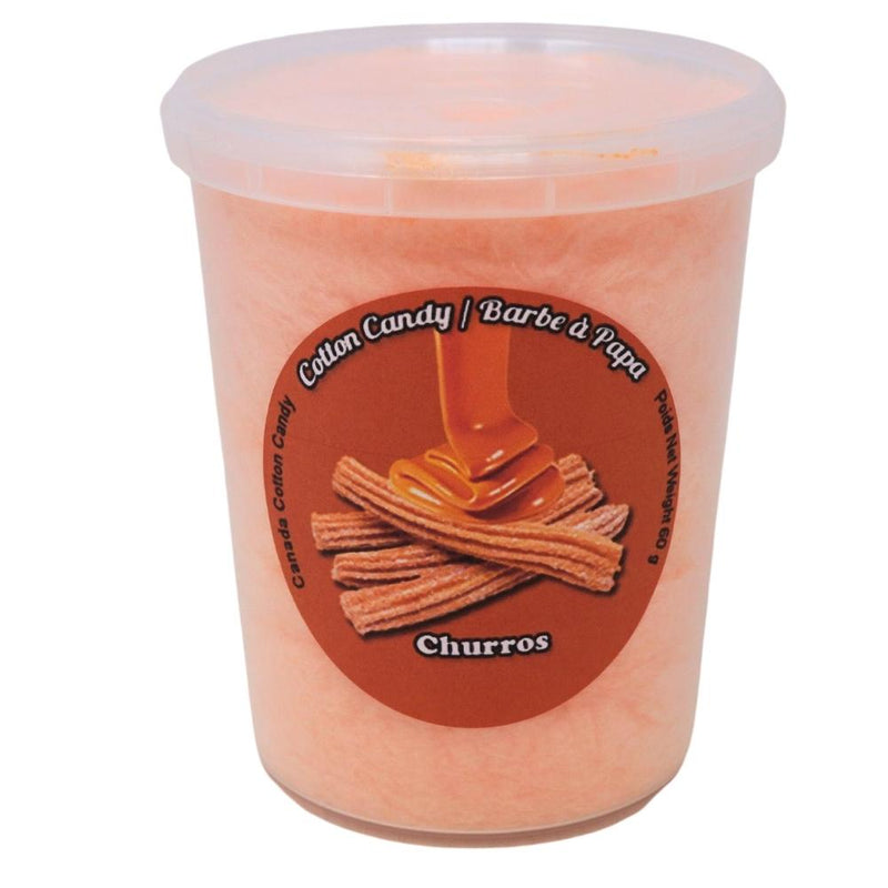 Cotton Candy Churro 60g - 10 Pack
