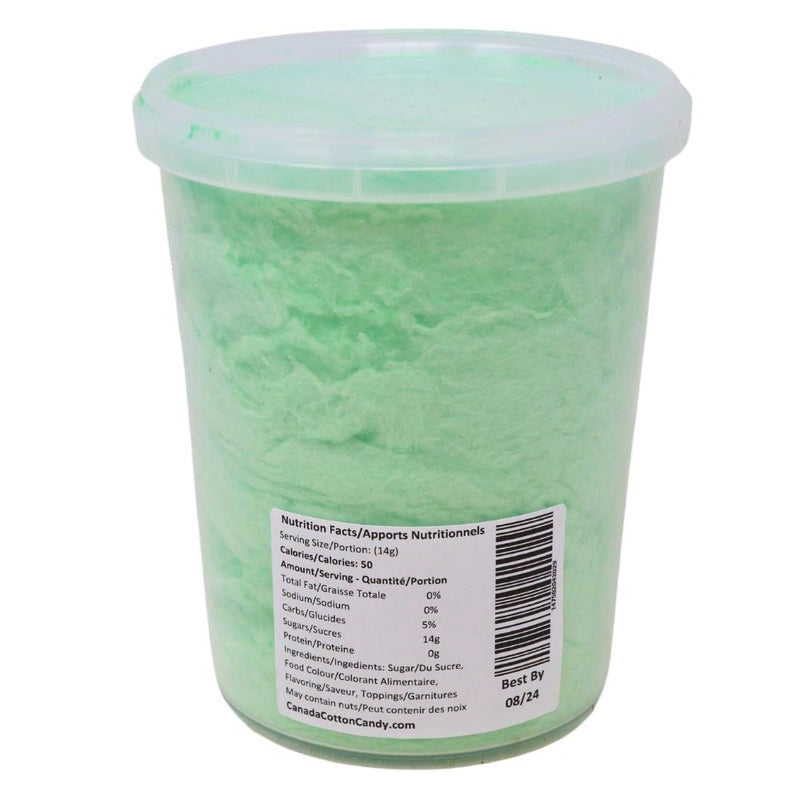 Cotton Candy Dill Pickle 60g - 10 Pack Nutrition Facts Ingredients