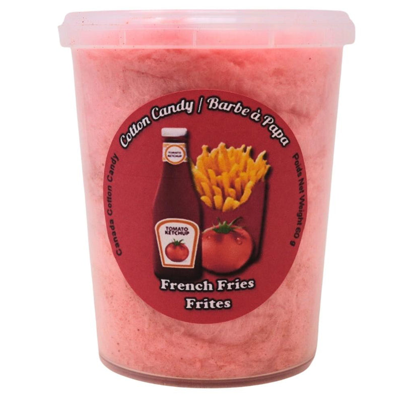 Cotton Candy French Fries & Ketchup 60g - 10 Pack