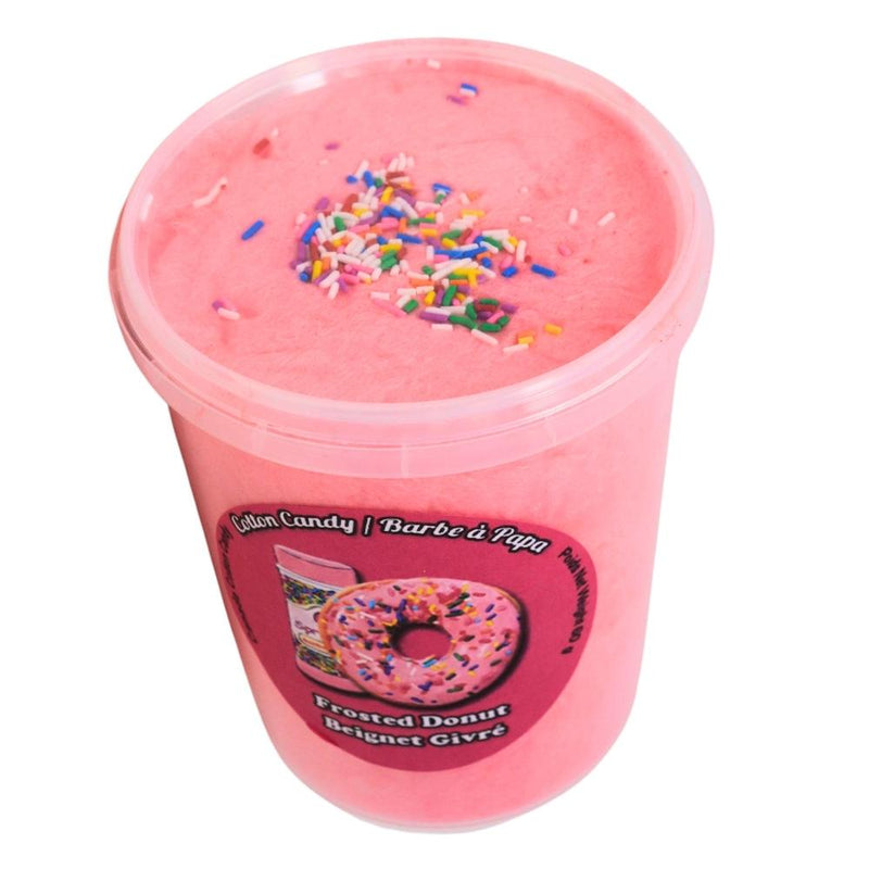 Cotton Candy Frosted Donut 60g - 10 Pack