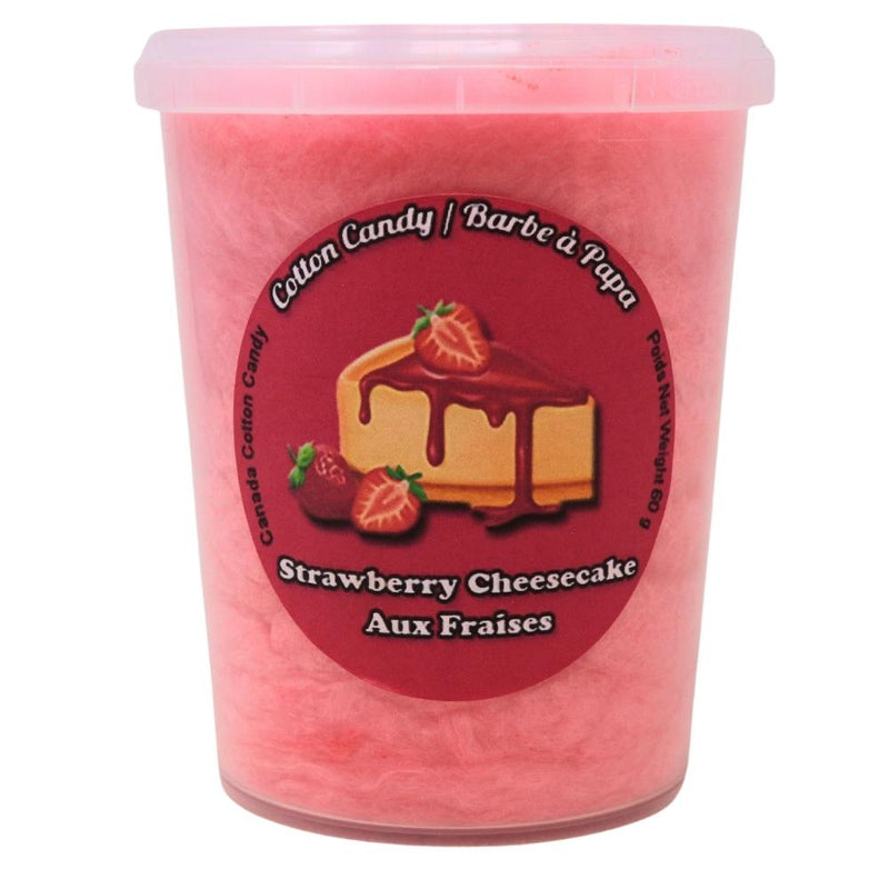 Cotton Candy Strawberry Cheesecake 60g - 10 Pack
