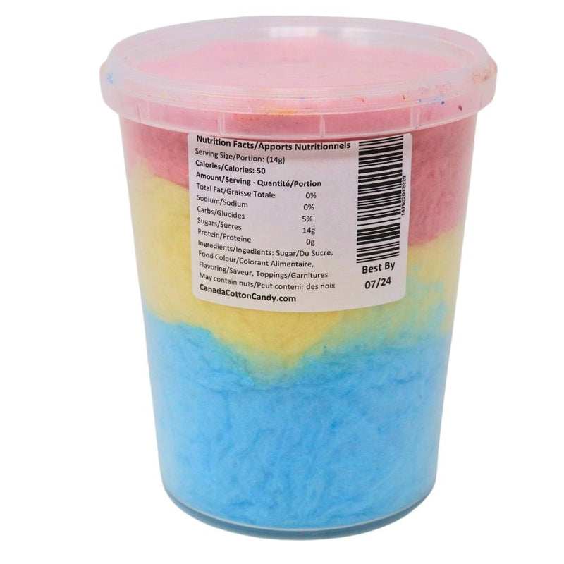 Cotton Candy Rainbow Unicorn Barf 60g - 10 Pack Nutrition Facts Ingredients
