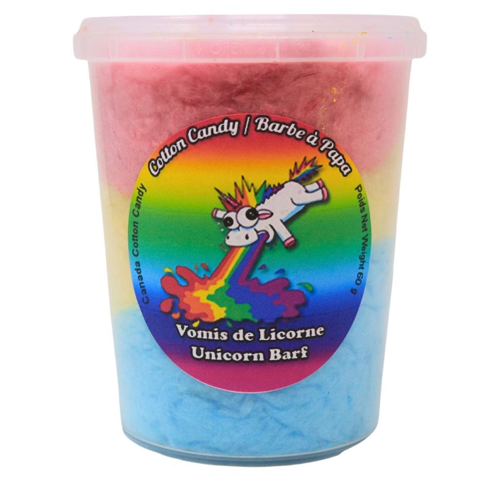 Cotton Candy Rainbow Unicorn Barf 60g - 10 Pack 