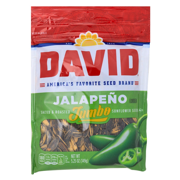 David Jalapeno Jumbo Sunflower Seeds - 12 Pack