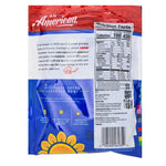 DAVID Reduced Sodium Jumbo Sunflower Seeds 5.25oz - 12 Pack Nutrition Facts Ingredients