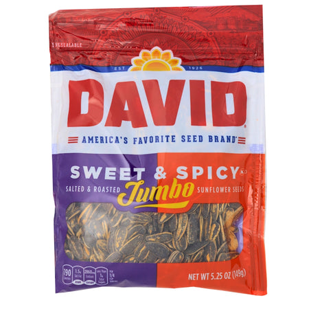 David Sweet & Spicy Jumbo Sunflower Seeds - 12 Pack