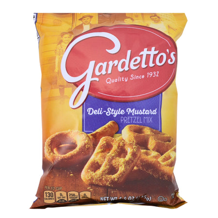 Gardettos Deli Stle Mustard 5.5oz - 7 Pack - Snack - Candy Store - Pretzels - Gardettos