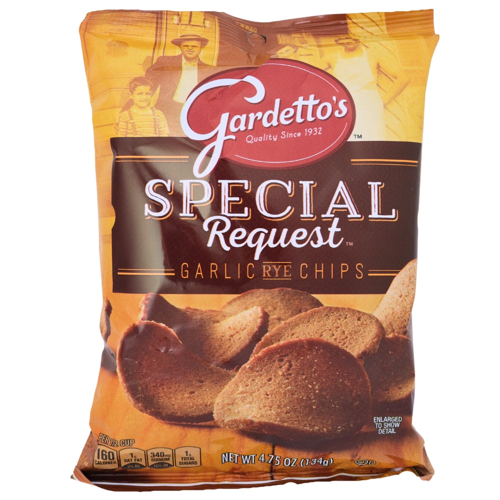 Gardettos Roasted Garlic 4.75oz - 7 Pack - Gardettos - Gardetto's Garlic Rye Chips - Snack - Candy Store