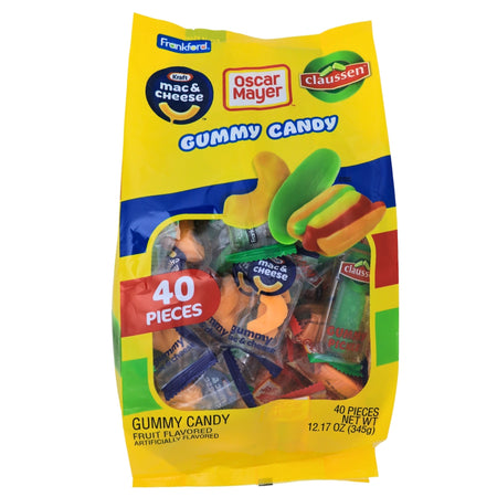 Kraft Heinz Assorted Gummy Bag 40ct- 1 Pack - Gummies - Gummy Candy - Candy Store - Kraft Gummies