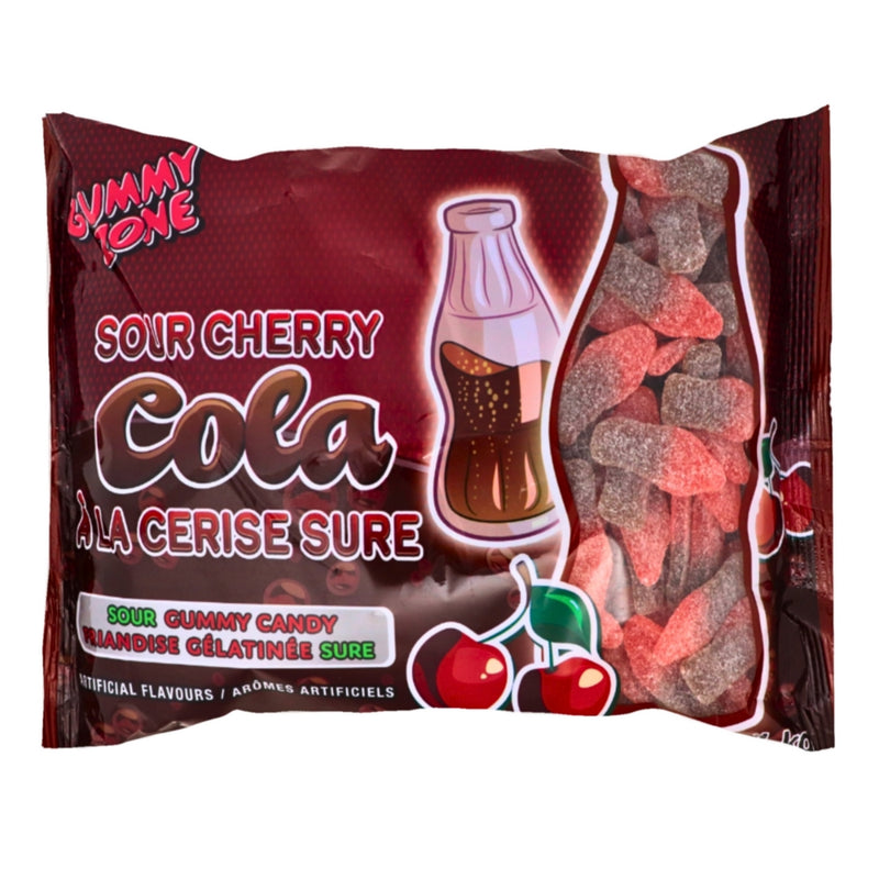 Gummy Zone Sour Cherry Cola Bottles Candy 1kg - 1 Bag