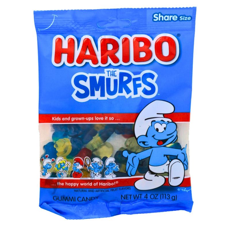 Haribo The Smurfs Gummi Candy - 12 Pack