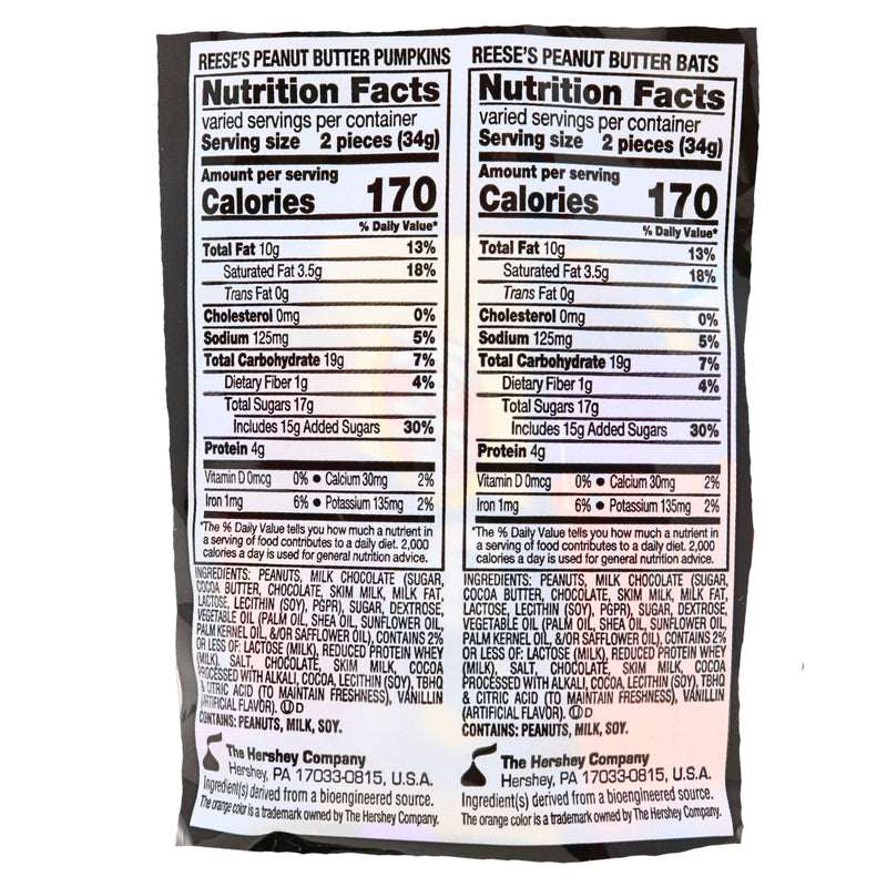 Hershey's Shapes Assortment - 1 Pack Nutrition Facts Ingredients