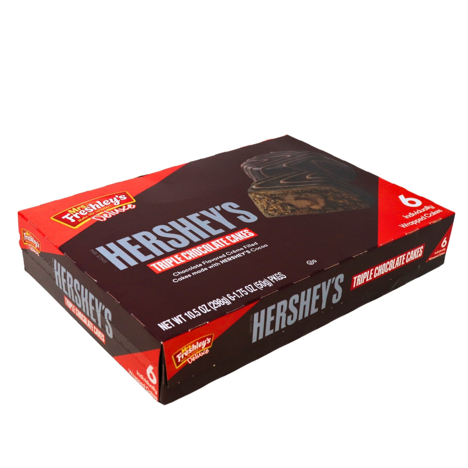  Mrs. Freshley's Hershey's Triple Chocolate Cakes 10.05oz - 1 Pack Nutrition Facts - Ingredients