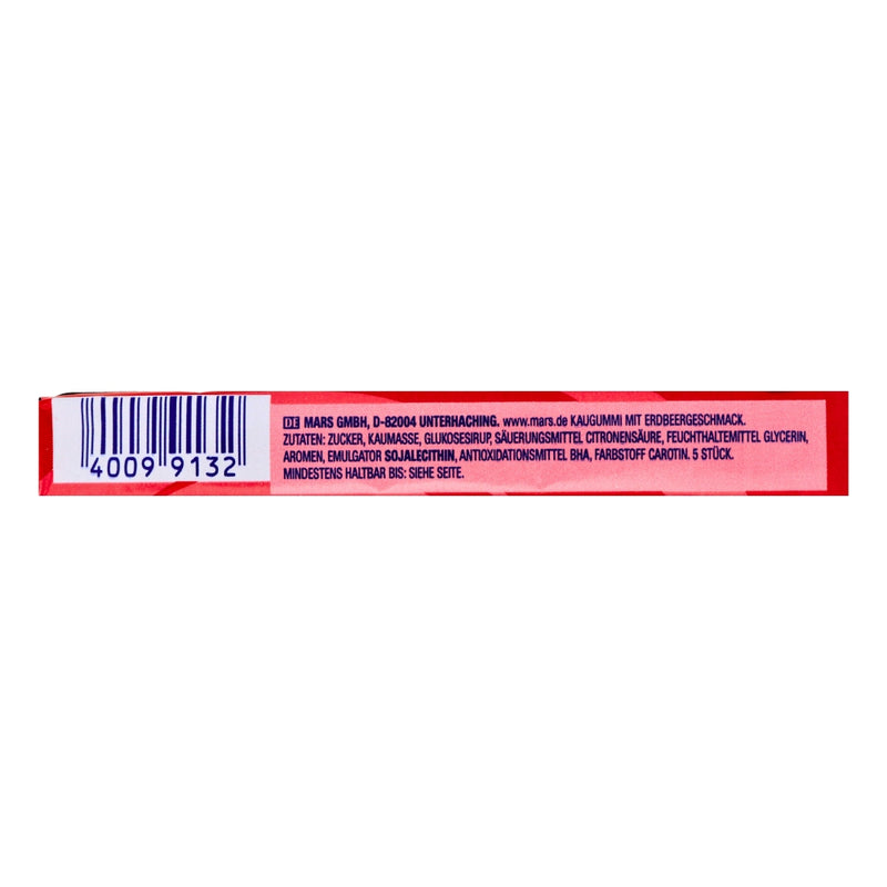Hubba Bubba Strawberry 35g - 30 Pack Nutrition Facts Ingredients