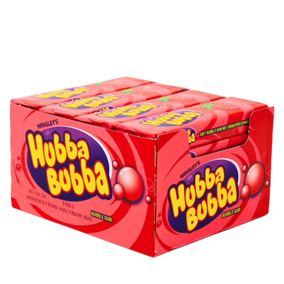 Hubba Bubba Strawberry 35g - 30 Pack - Bubble Gum - Hubba Bubba - Candy Store