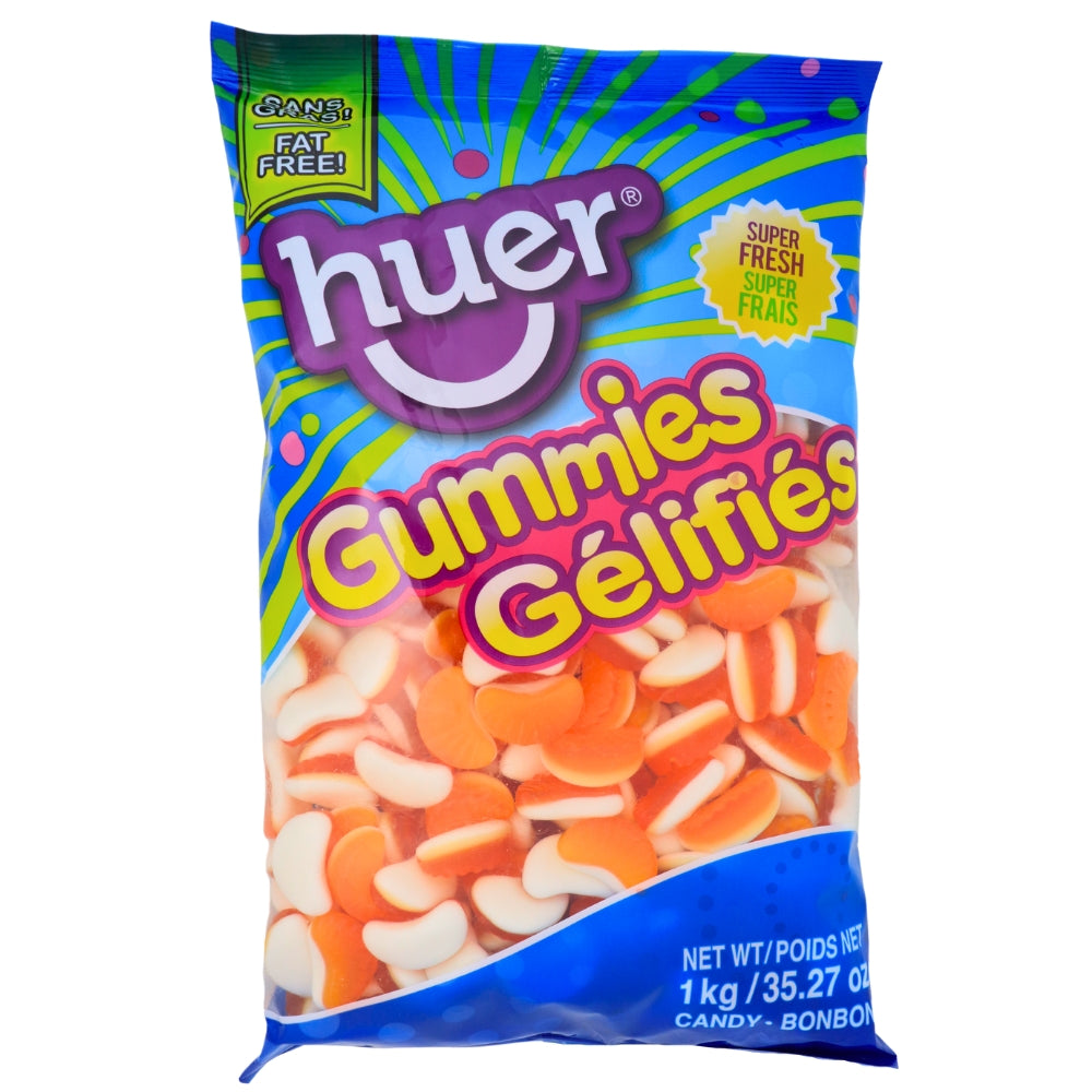 Huer Orange Slices Gummies 1 kg - 1 Bag