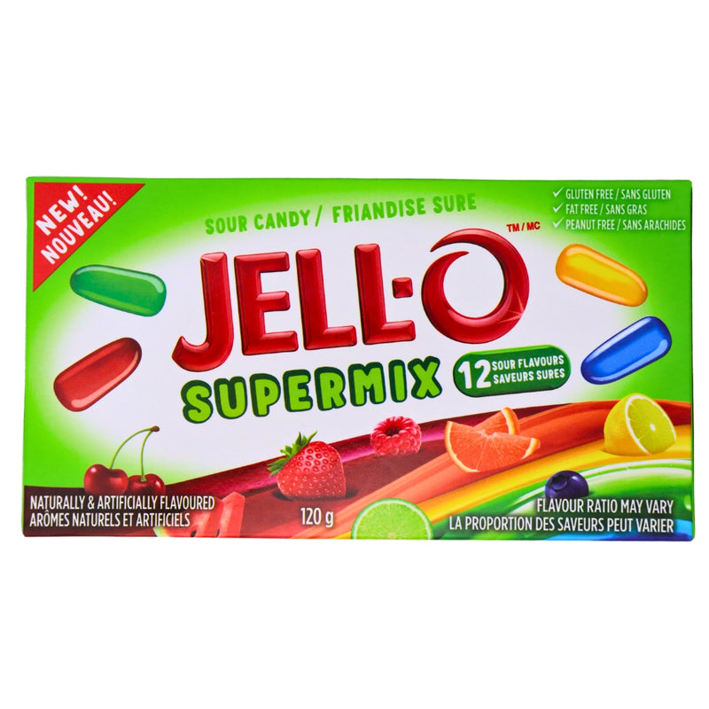 Jell-O Sour Mix 120g - 12 Pack