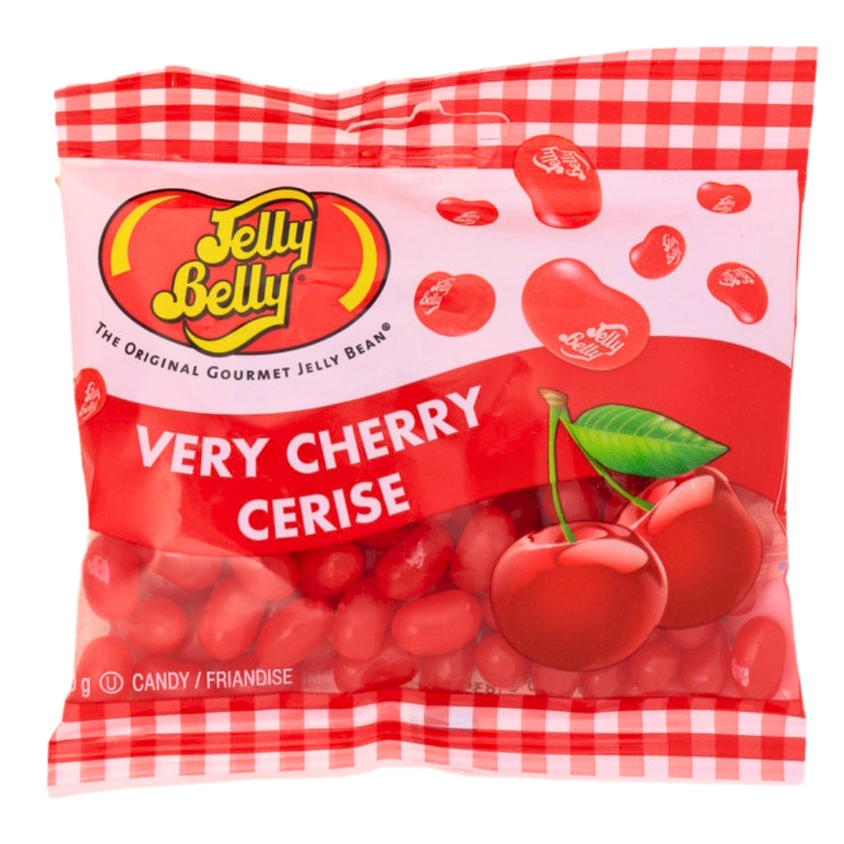 Jelly Belly Very Cherry 100g - 12 Pack - Jelly Belly - Jelly Beans - Candy Store - Cherry Candy - Cherry Jelly Beans