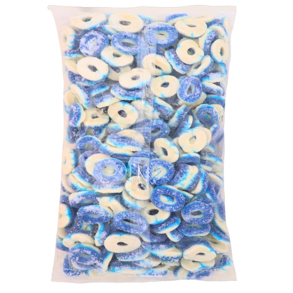 Kervan Blue Raspberry Rings Gummy Candy | Bulk Candy Canada