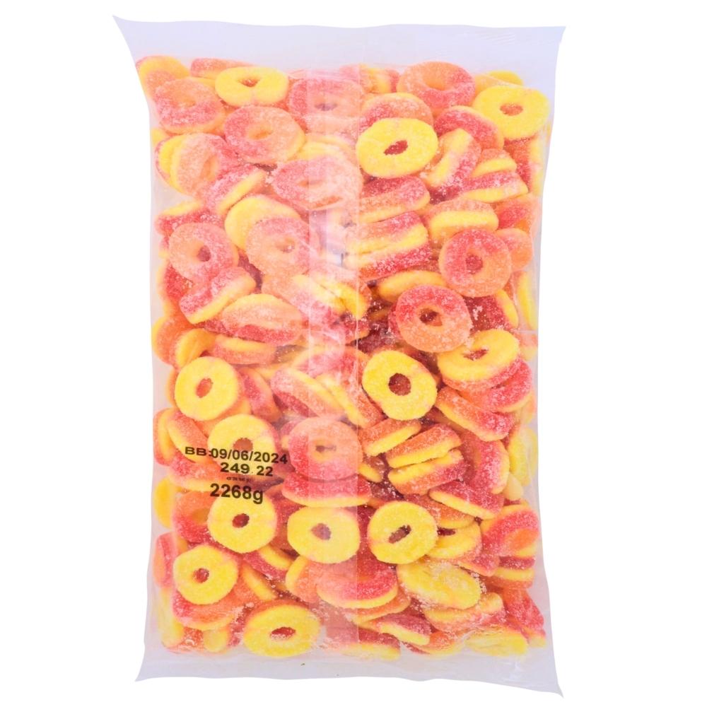 Kervan Gummi Peach Rings Bulk Candy-Halal Candies